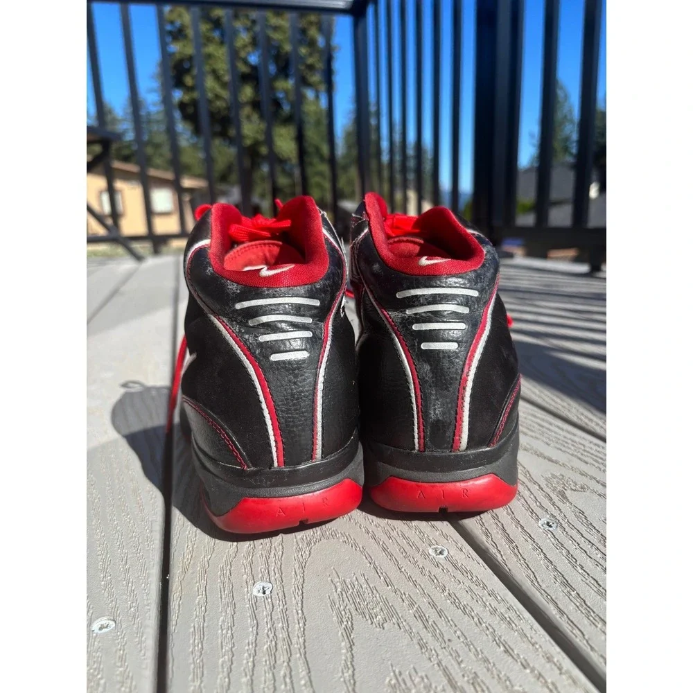 Nike B Roy High Top Basketball Sneakers‎ Black Red Mens Size 10 Shoes